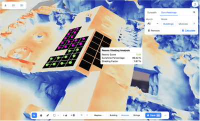 Verschattungssimulation